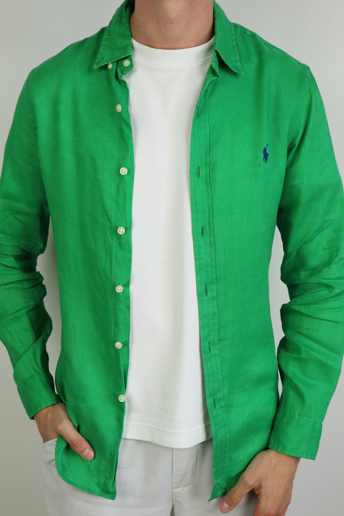 Ralph Lauren linnen overhemd - S