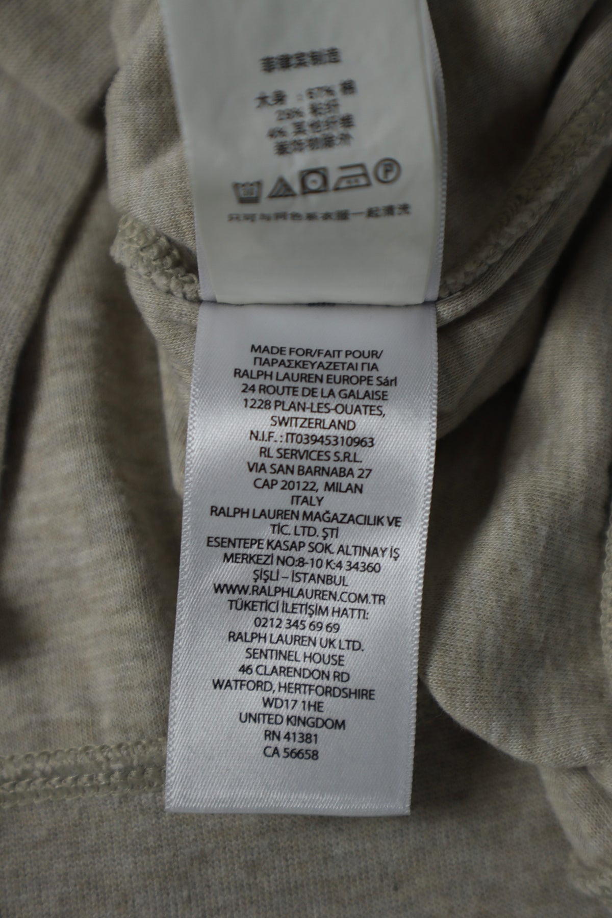 Ralph Lauren trui met ronde hals - S