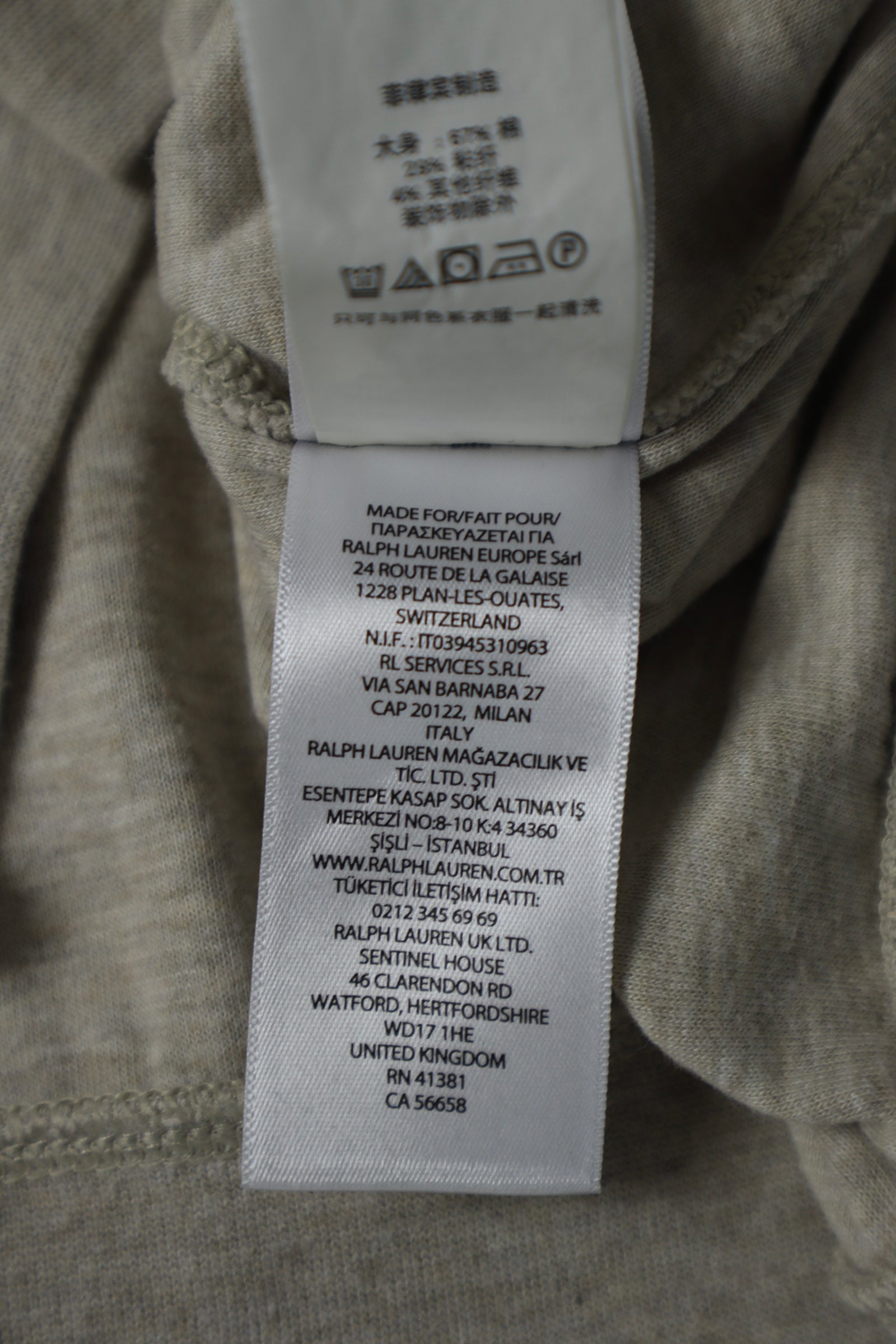 Ralph Lauren trui met ronde hals - S