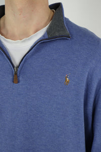 Ralph Lauren trui met kwart rits - L
