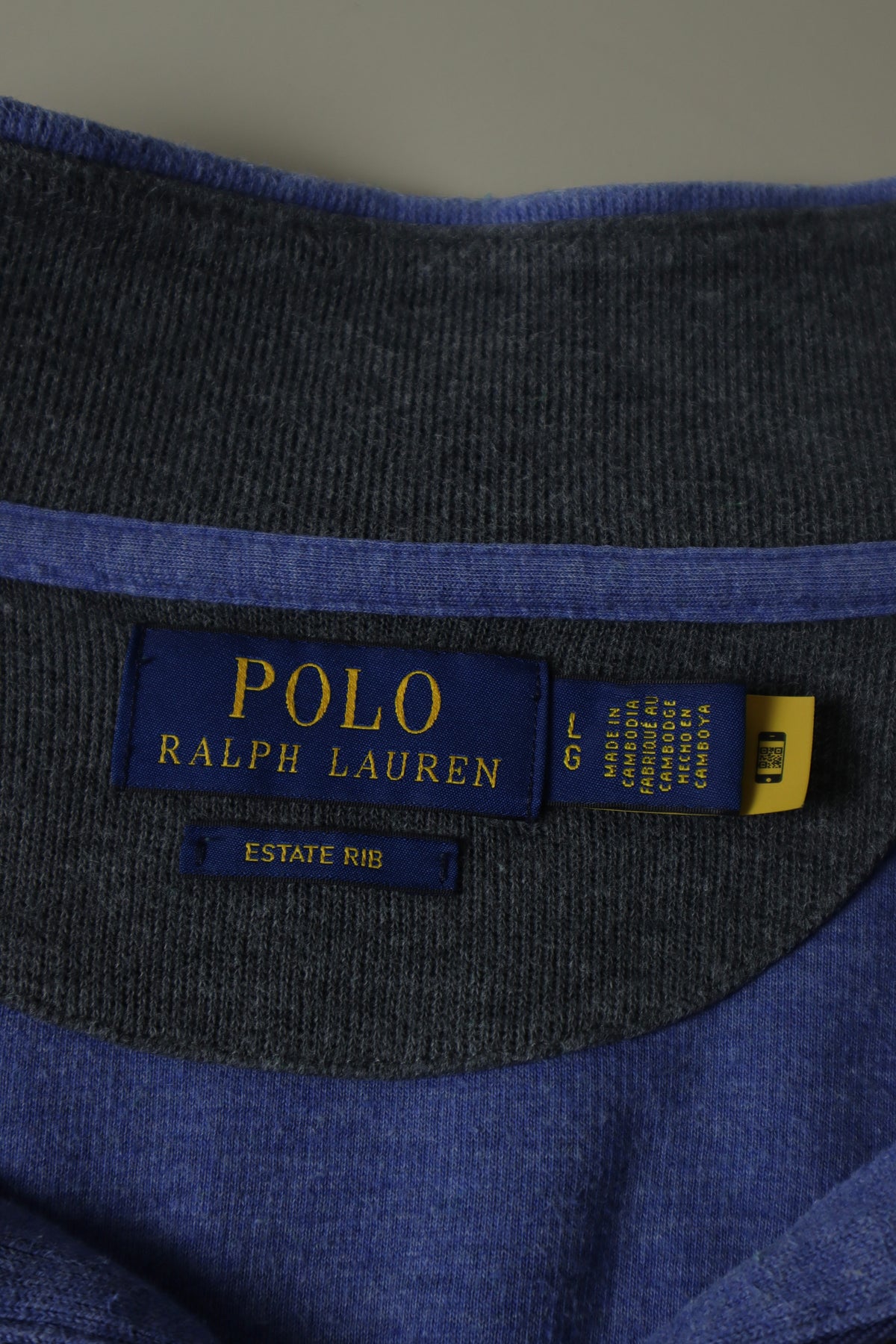 Ralph Lauren trui met kwart rits - L