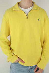 Ralph Lauren trui met kwart rits - L