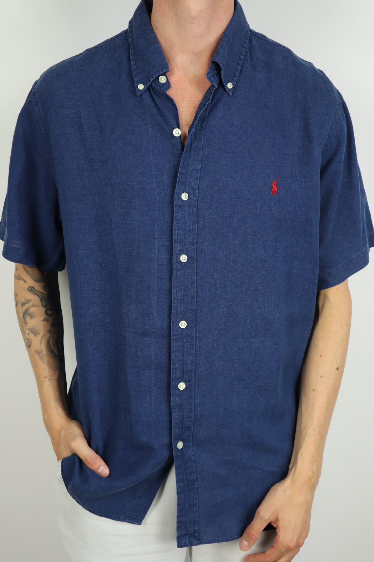 Ralph Lauren linnen overhemd - XL