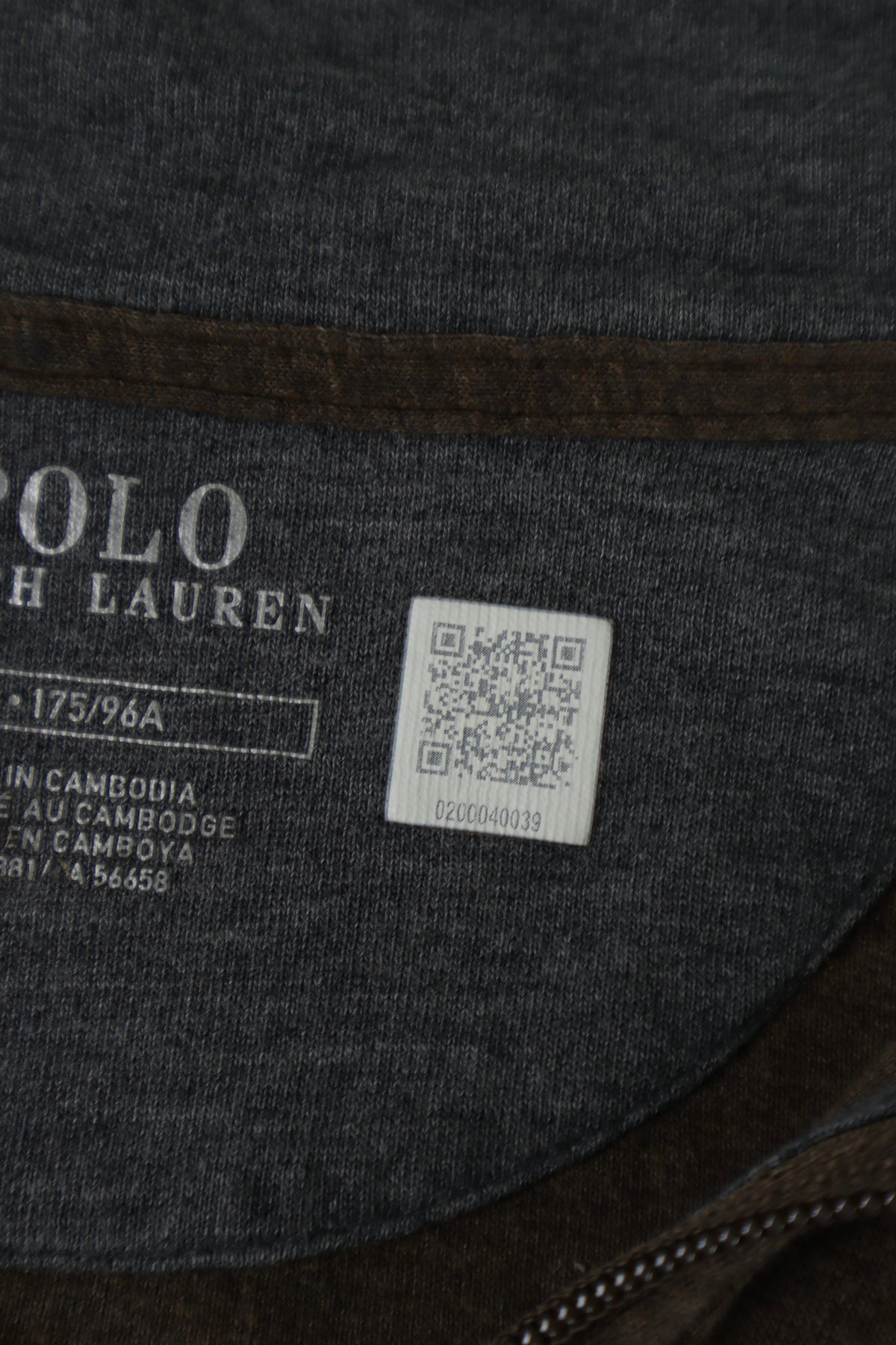 Ralph Lauren trui met kwart rits - M