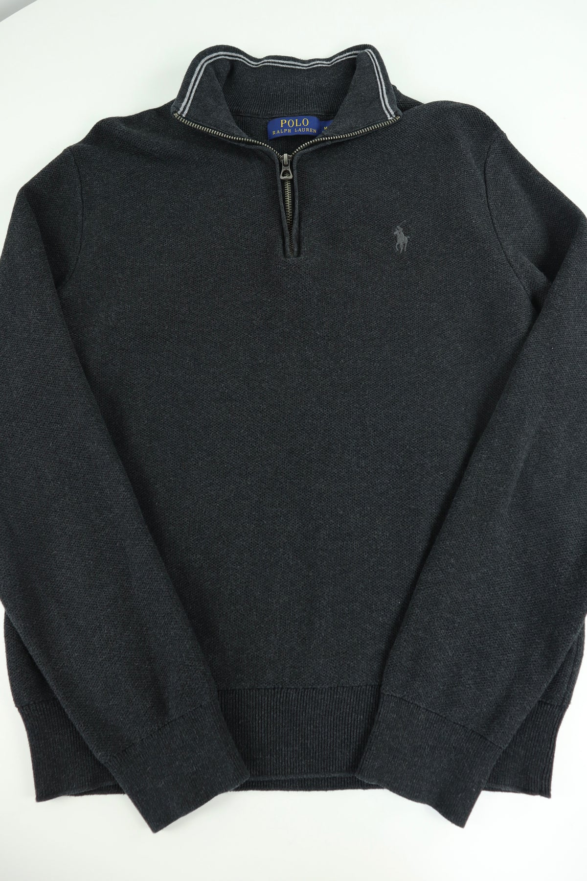 Ralph Lauren trui met kwart rits - M