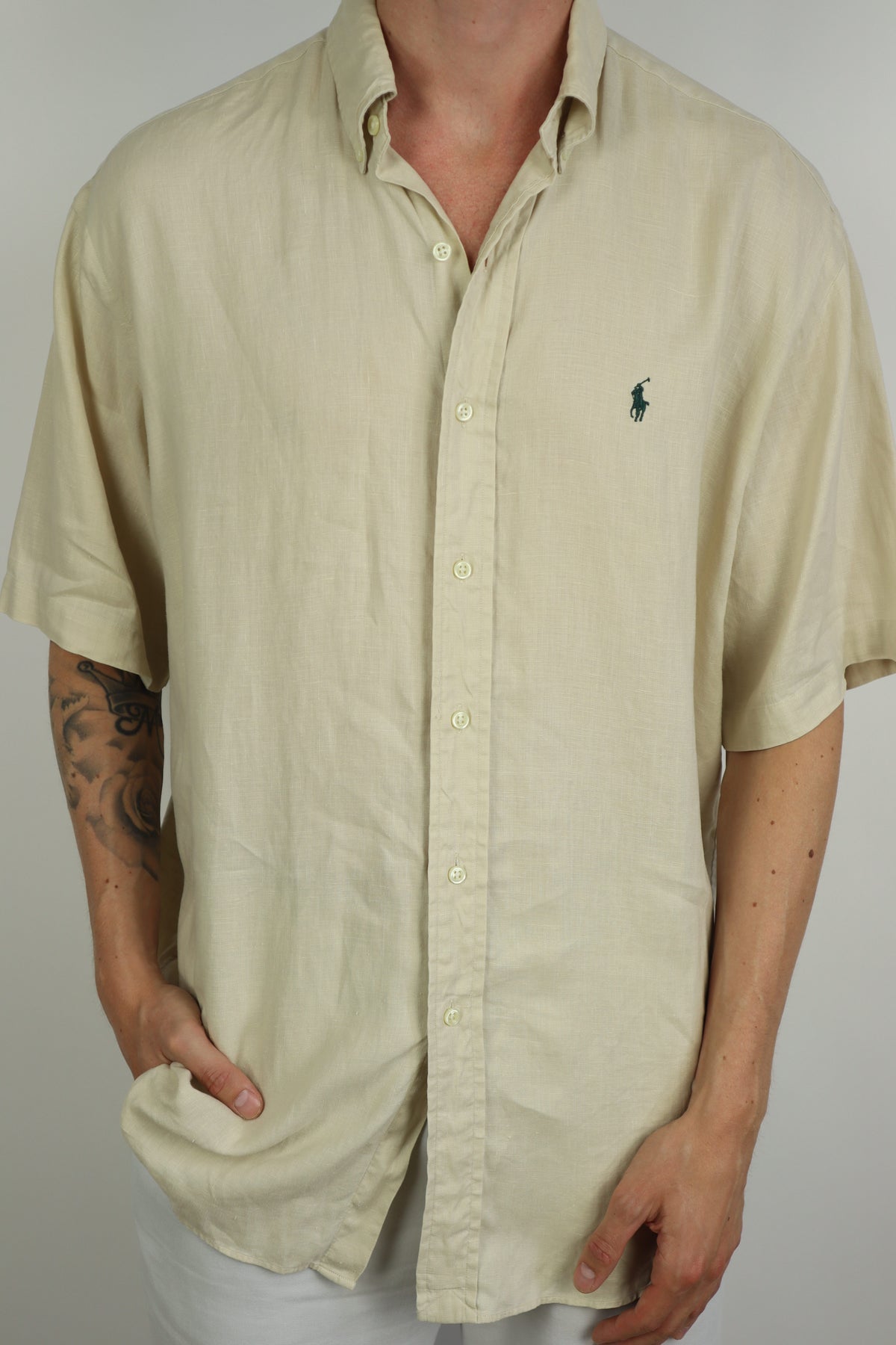 Ralph Lauren linnen overhemd - XL