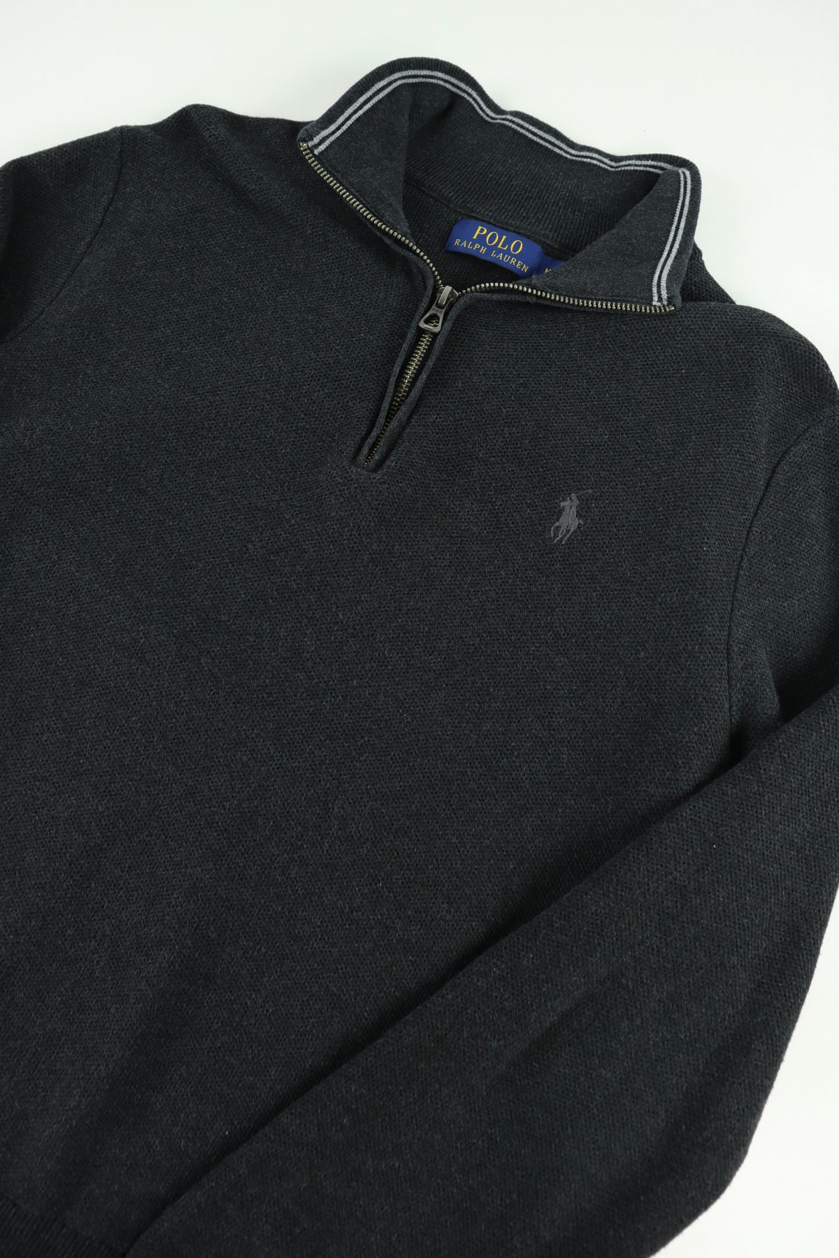Ralph Lauren trui met kwart rits - M