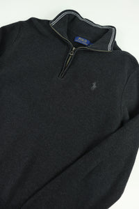 Ralph Lauren trui met kwart rits - M