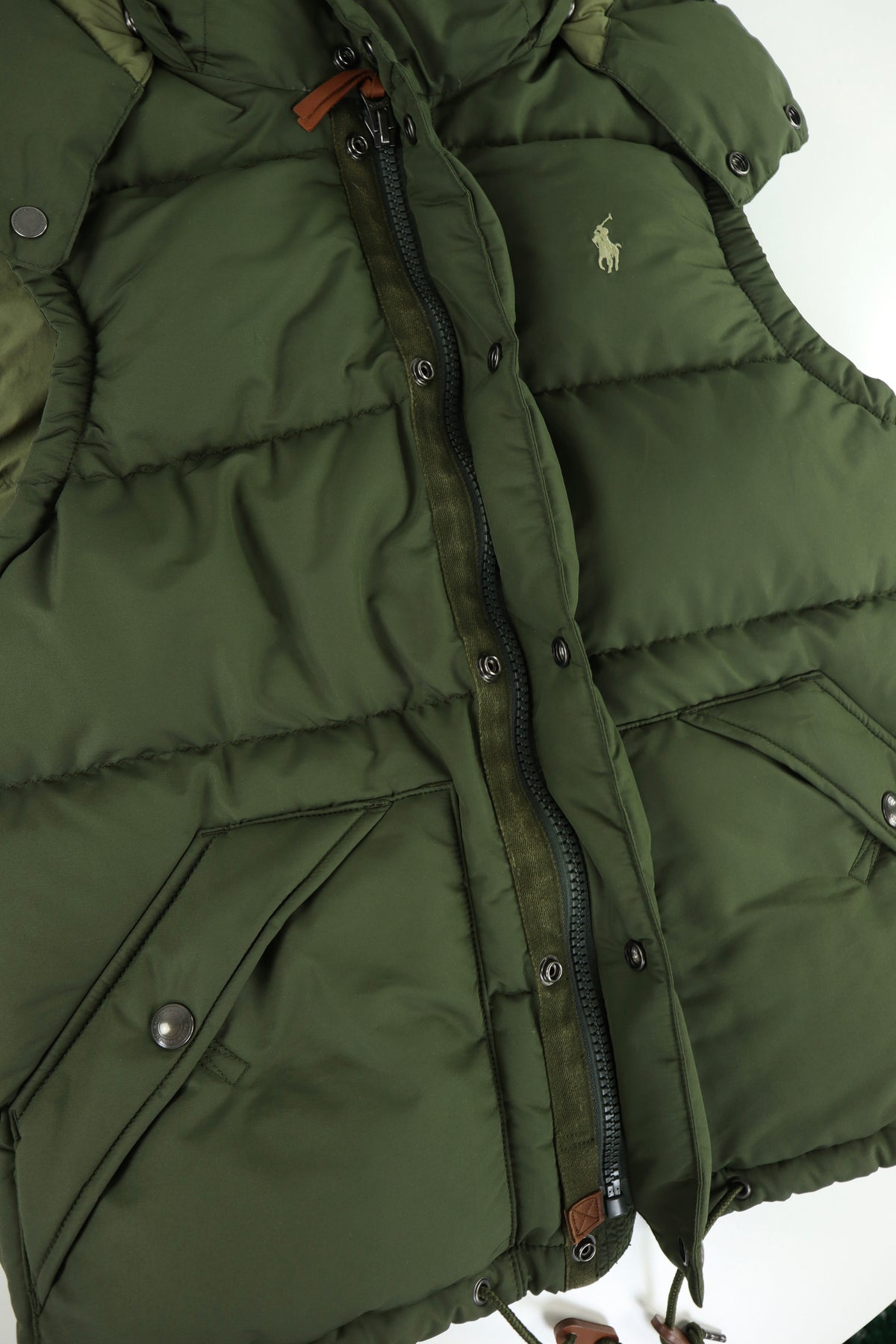 Ralph Lauren bodywarmer met capuchon - M