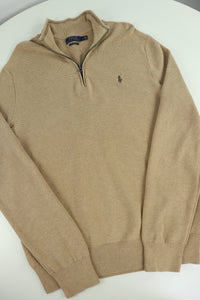 Ralph Lauren trui met kwart rits - M