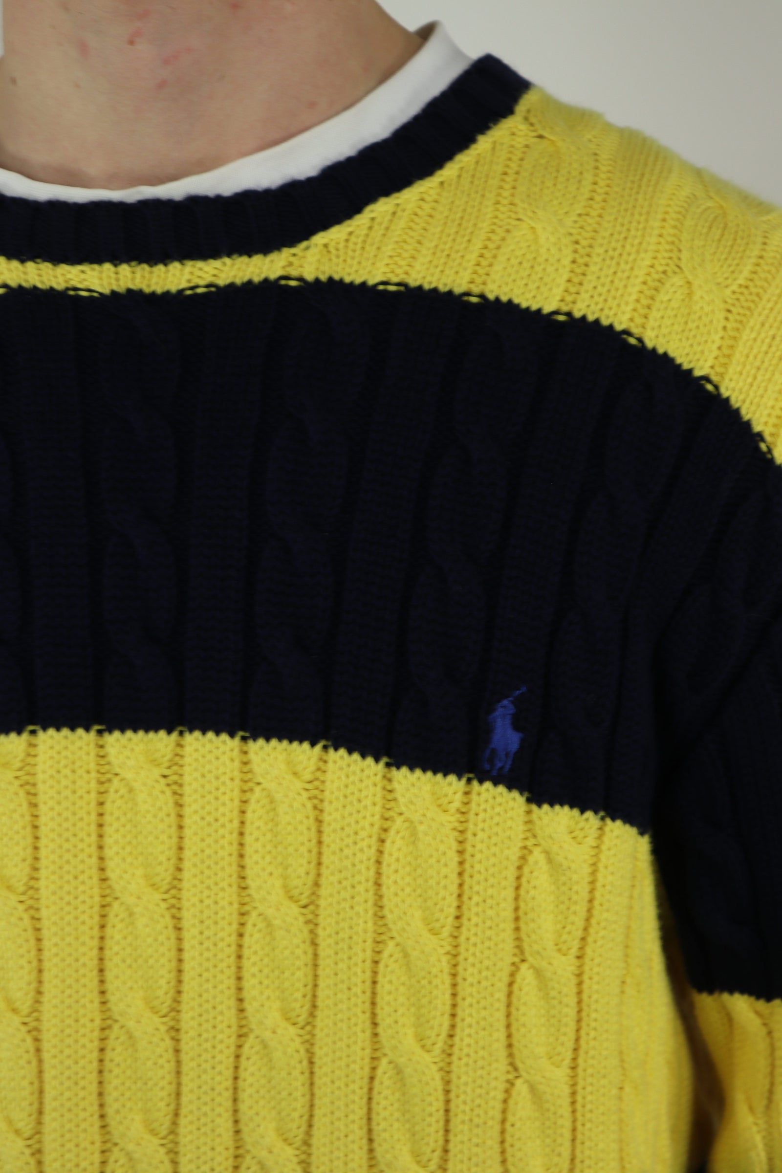 Ralph Lauren kabeltrui - L
