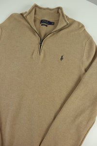 Ralph Lauren trui met kwart rits - M