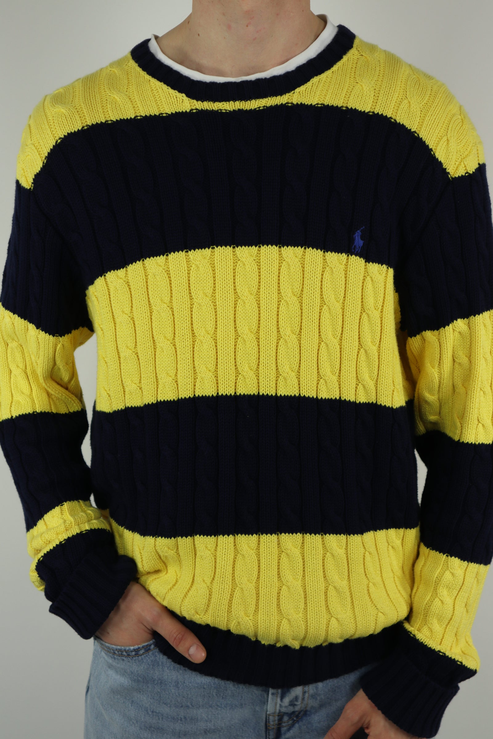 Ralph Lauren kabeltrui - L