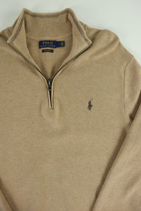 Ralph Lauren trui met kwart rits - M