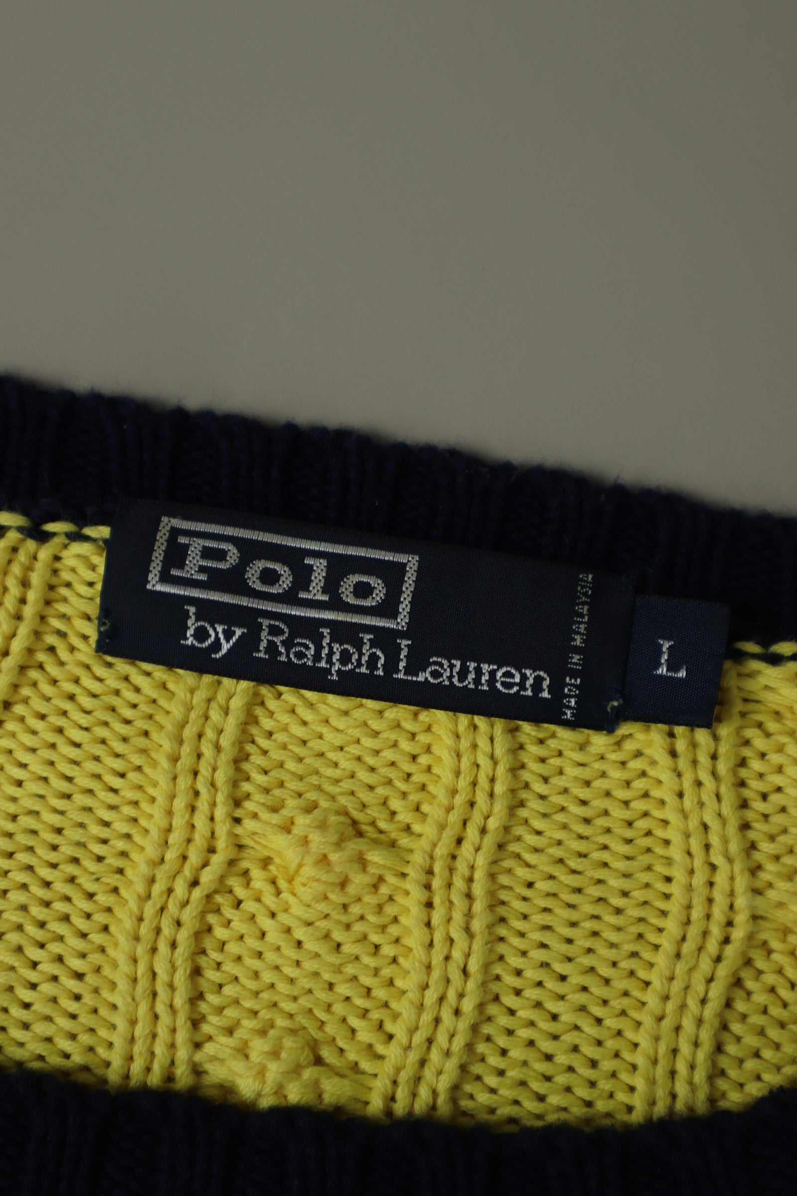 Ralph Lauren kabeltrui - L