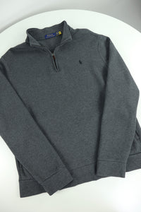 Ralph Lauren trui met kwart rits - L