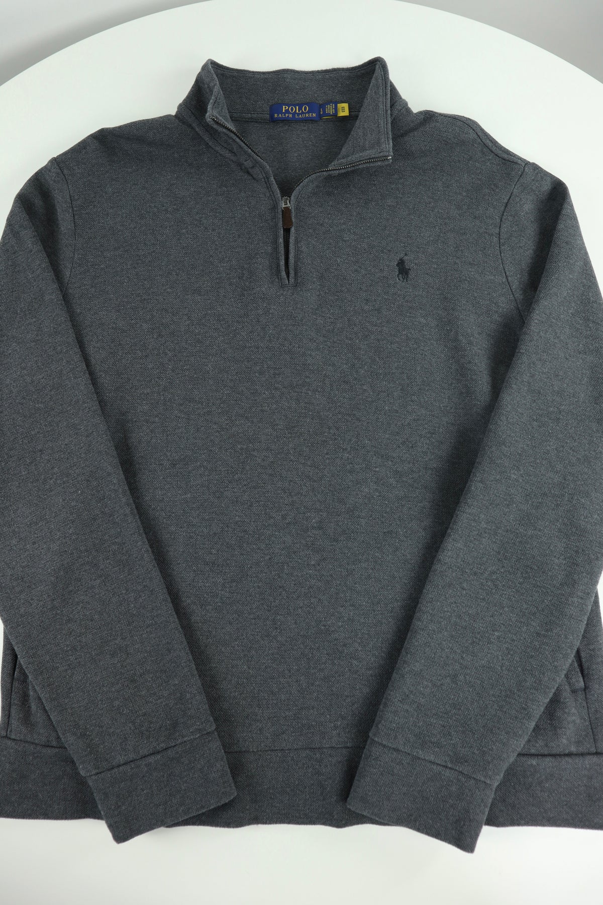 Ralph Lauren trui met kwart rits - L