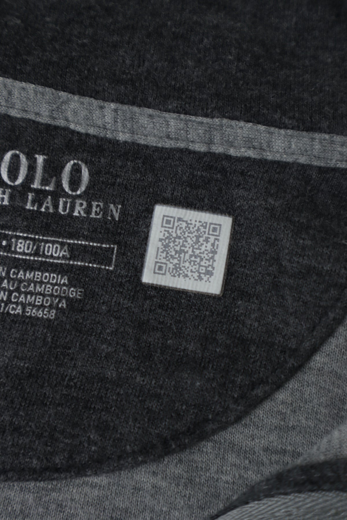 Ralph Lauren trui met kwart rits - L