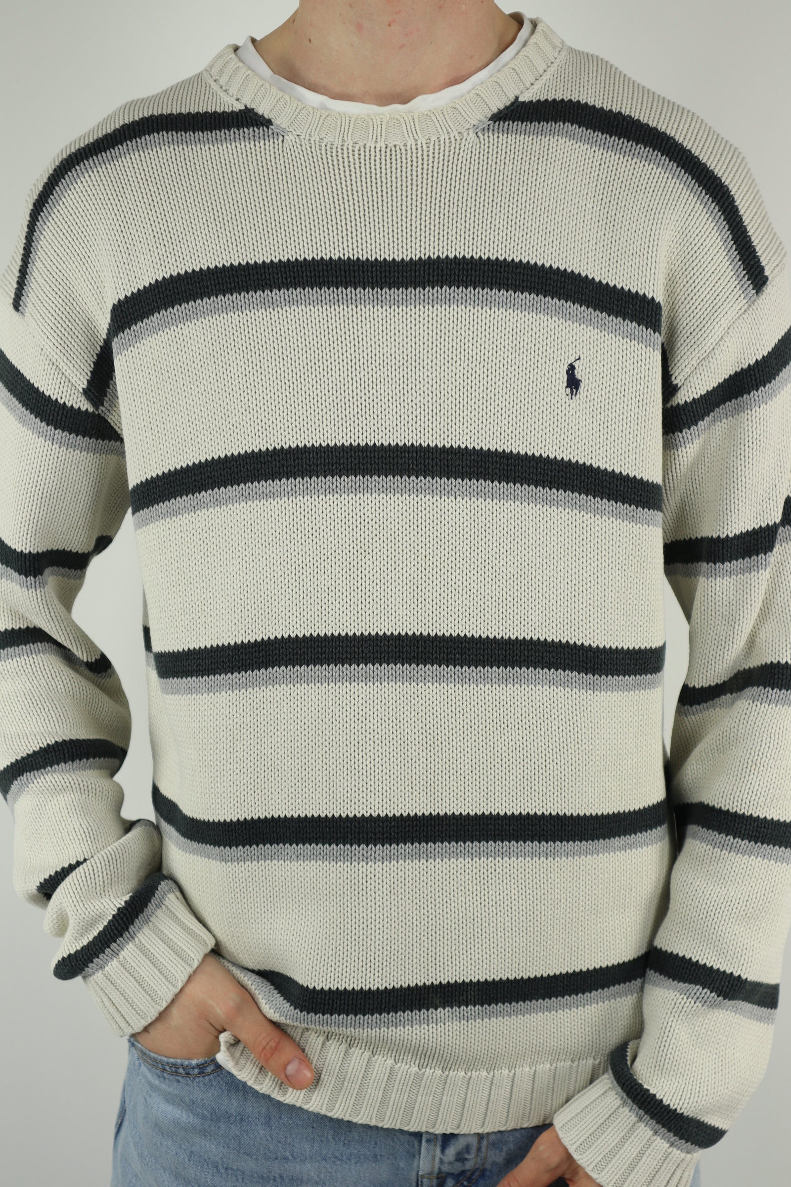 Ralph Lauren trui met ronde hals - M