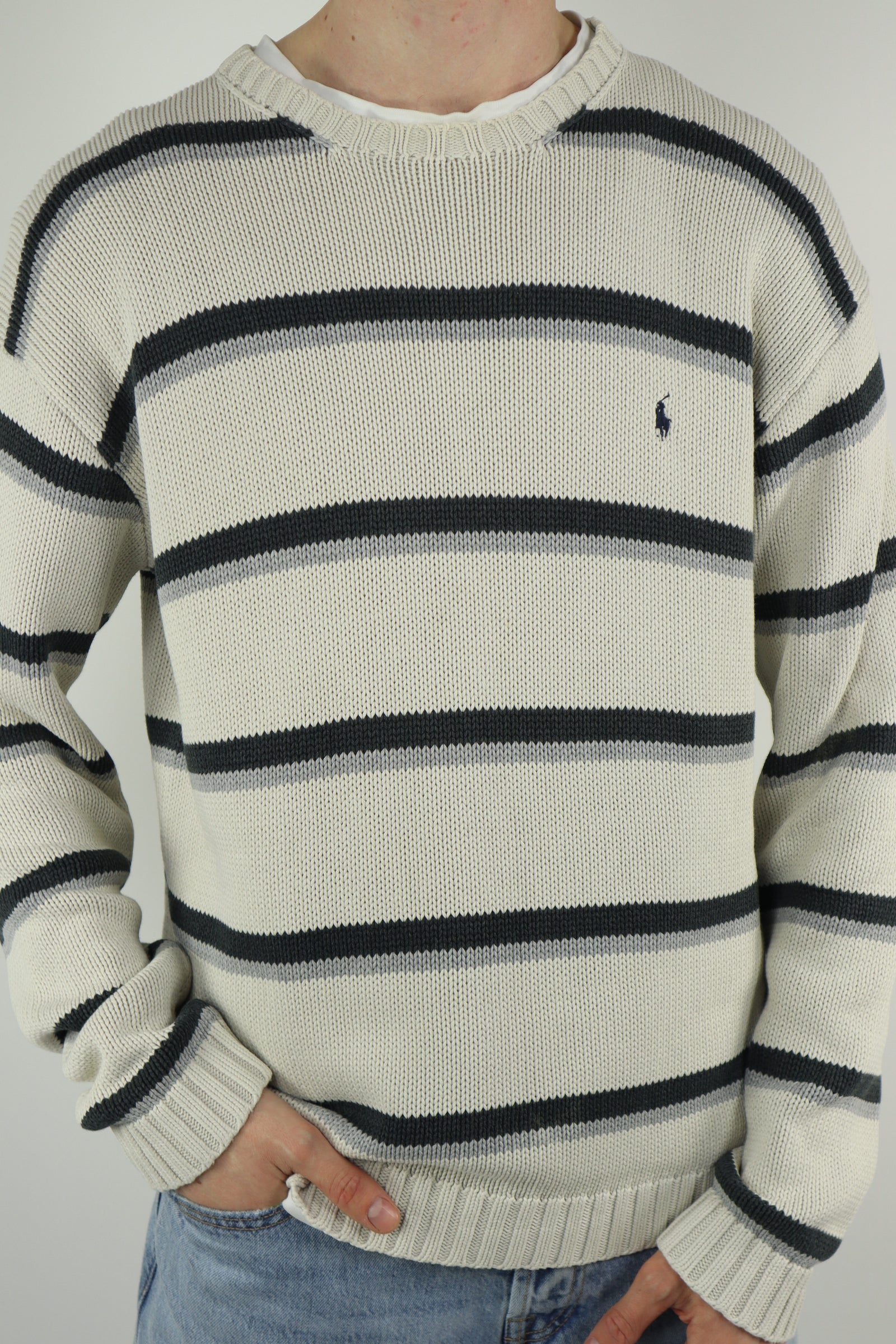 Ralph Lauren trui met ronde hals - M