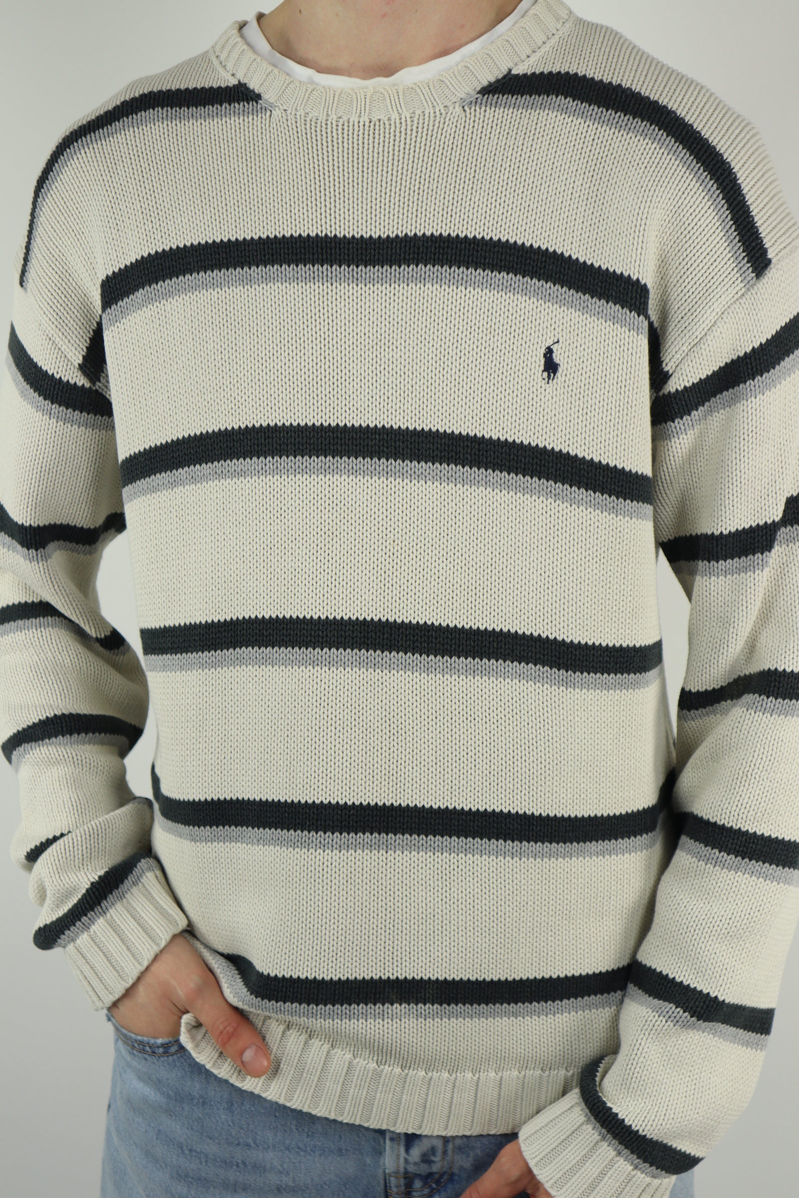 Ralph Lauren trui met ronde hals - M