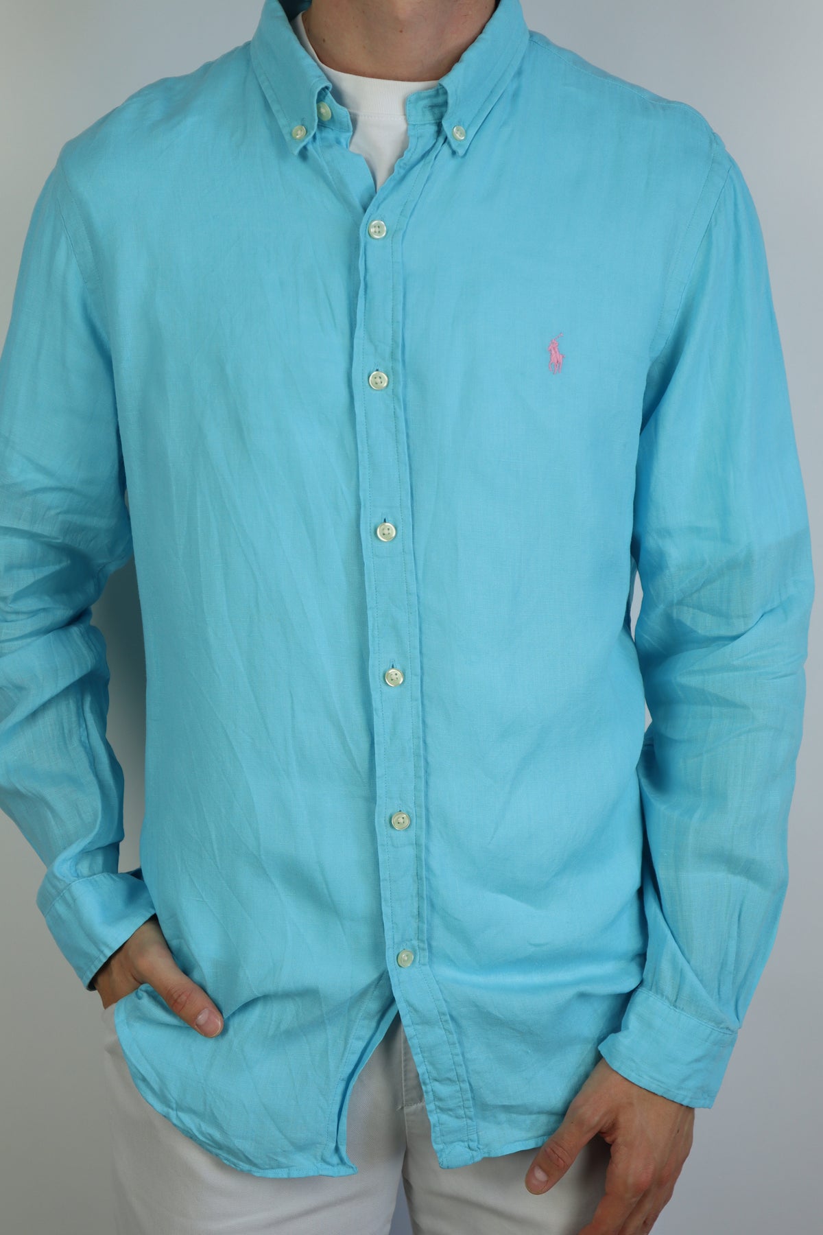 Ralph Lauren linnen overhemd - L