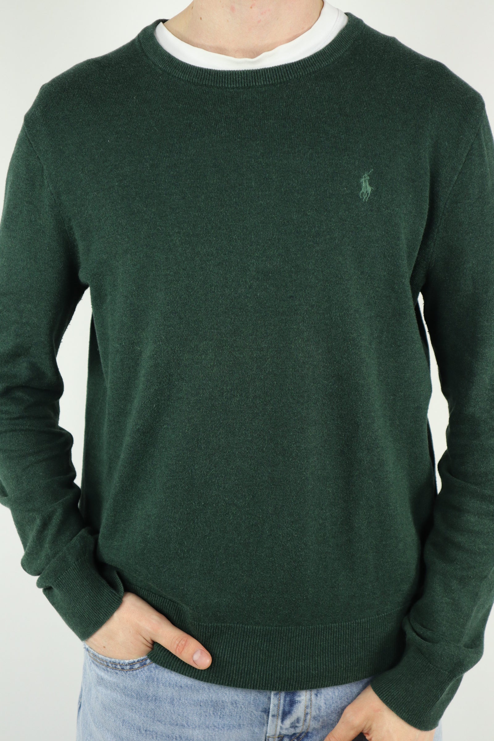 Ralph Lauren trui met ronde hals - M