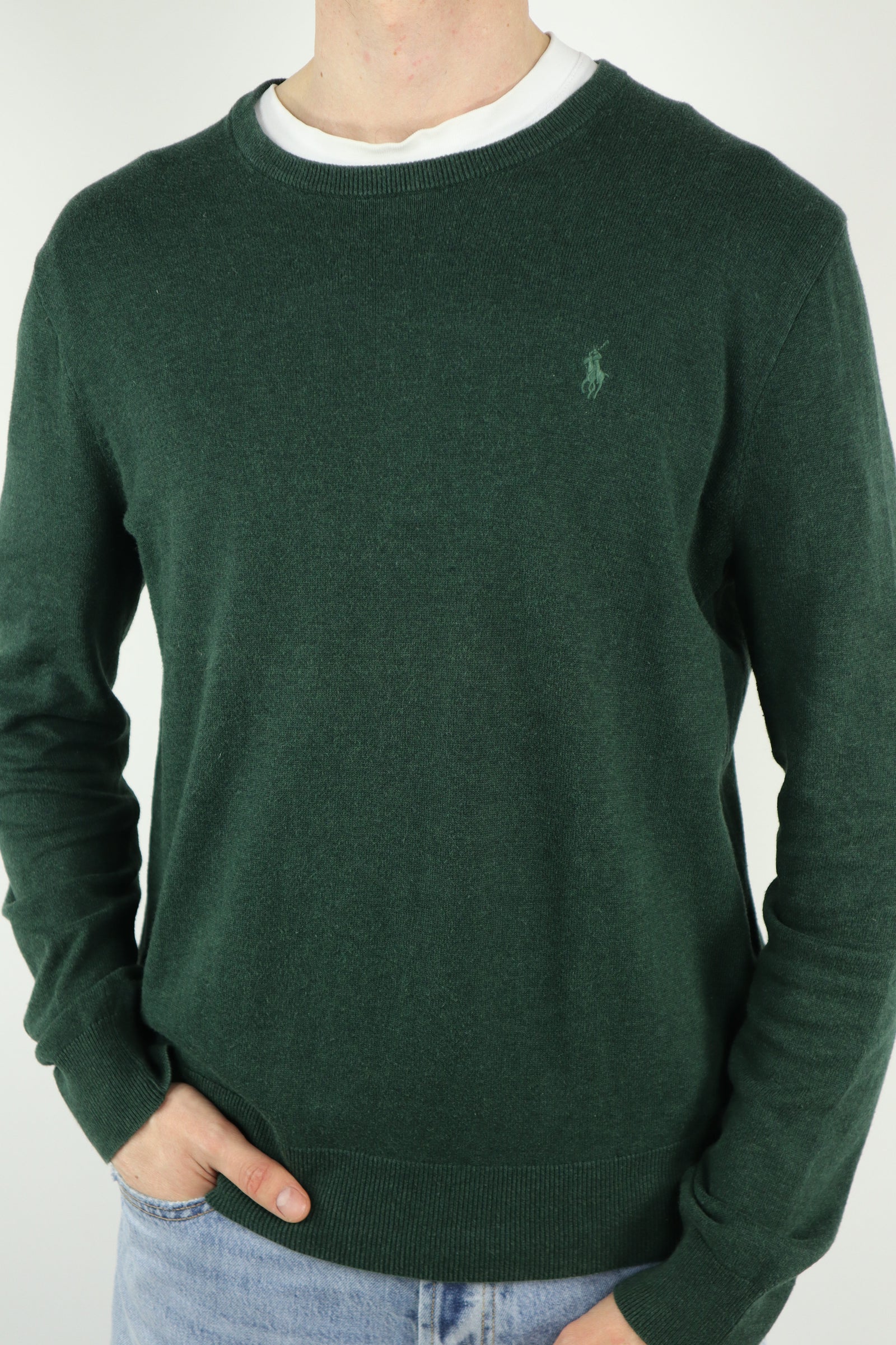 Ralph Lauren trui met ronde hals - M