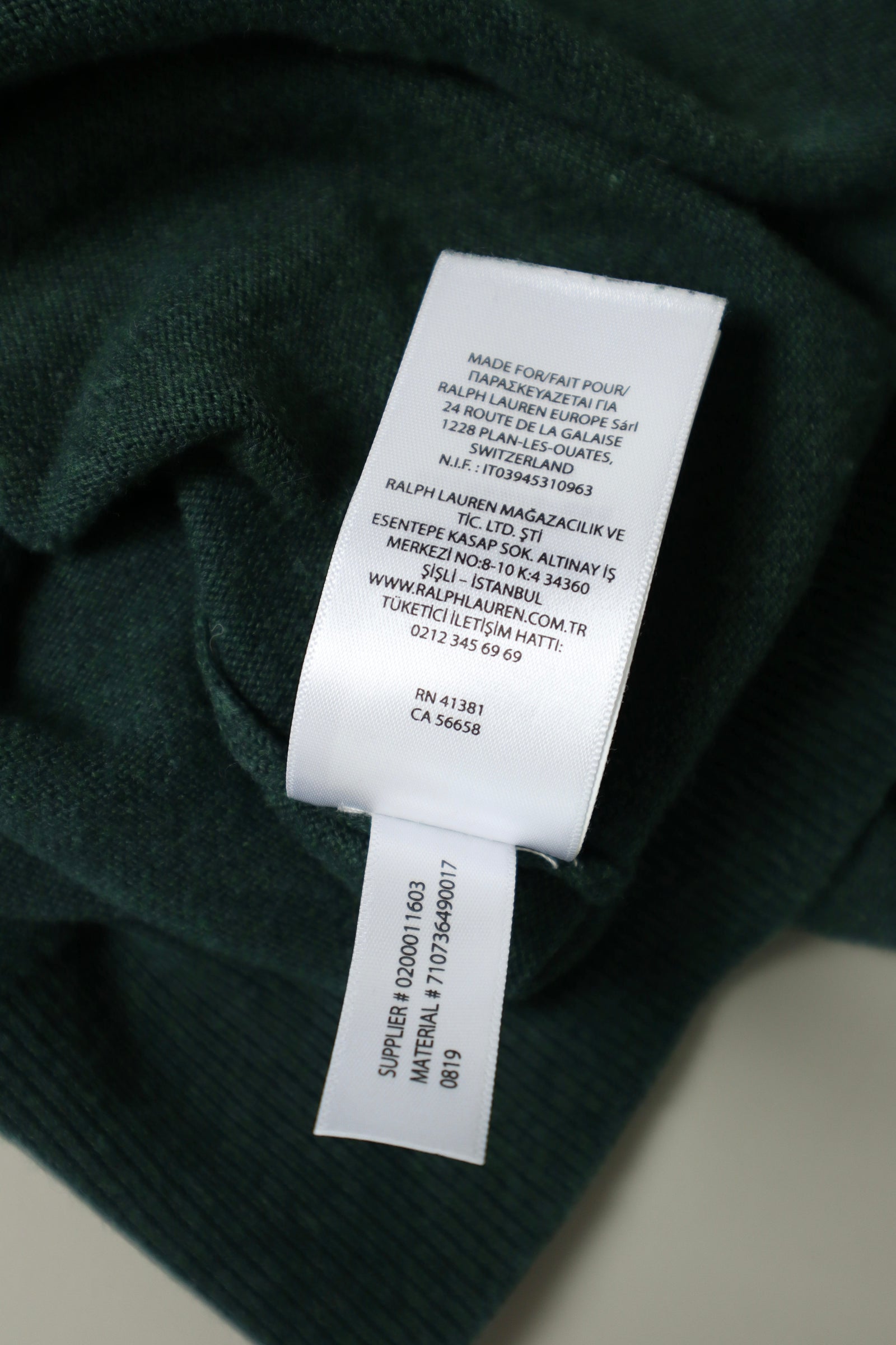 Ralph Lauren trui met ronde hals - M