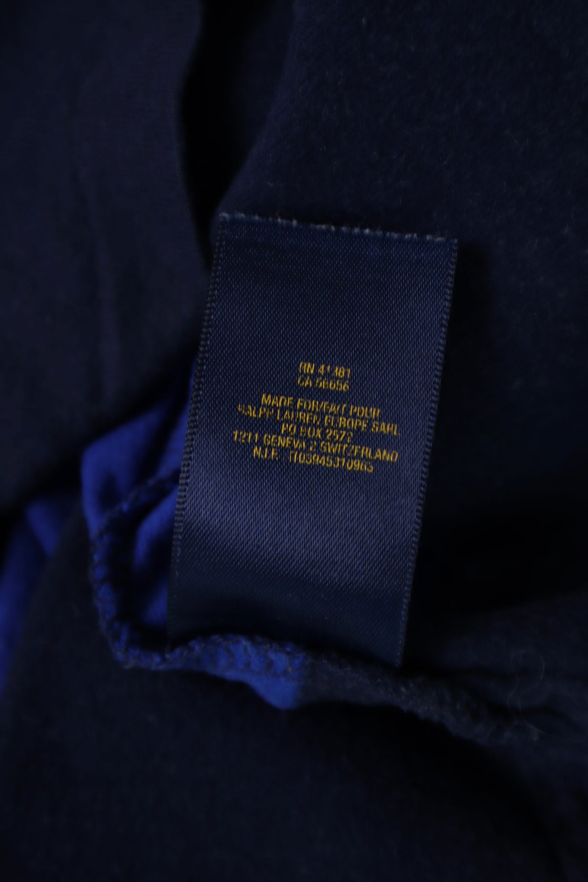 Ralph Lauren trui met kwart rits - S