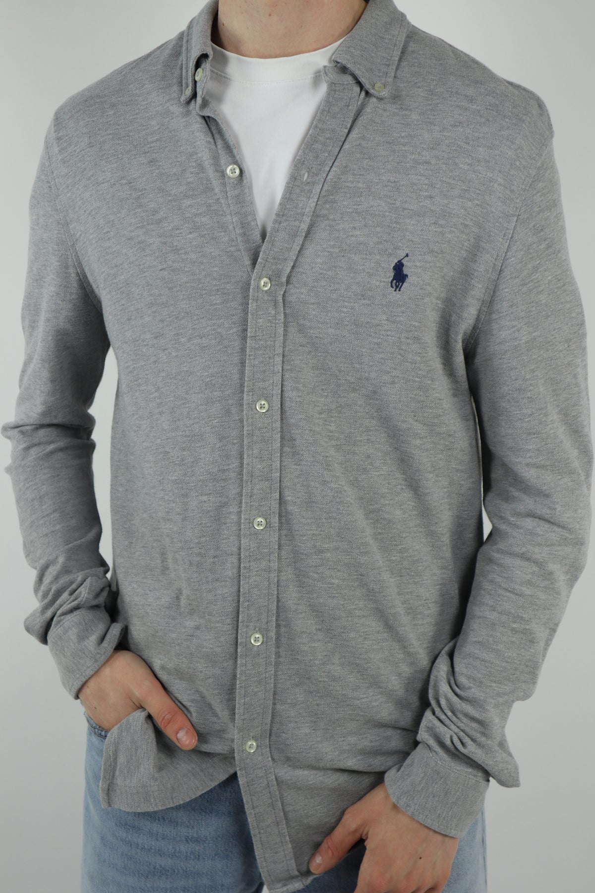Ralph Lauren overhemd Featerweight mesh - M/L