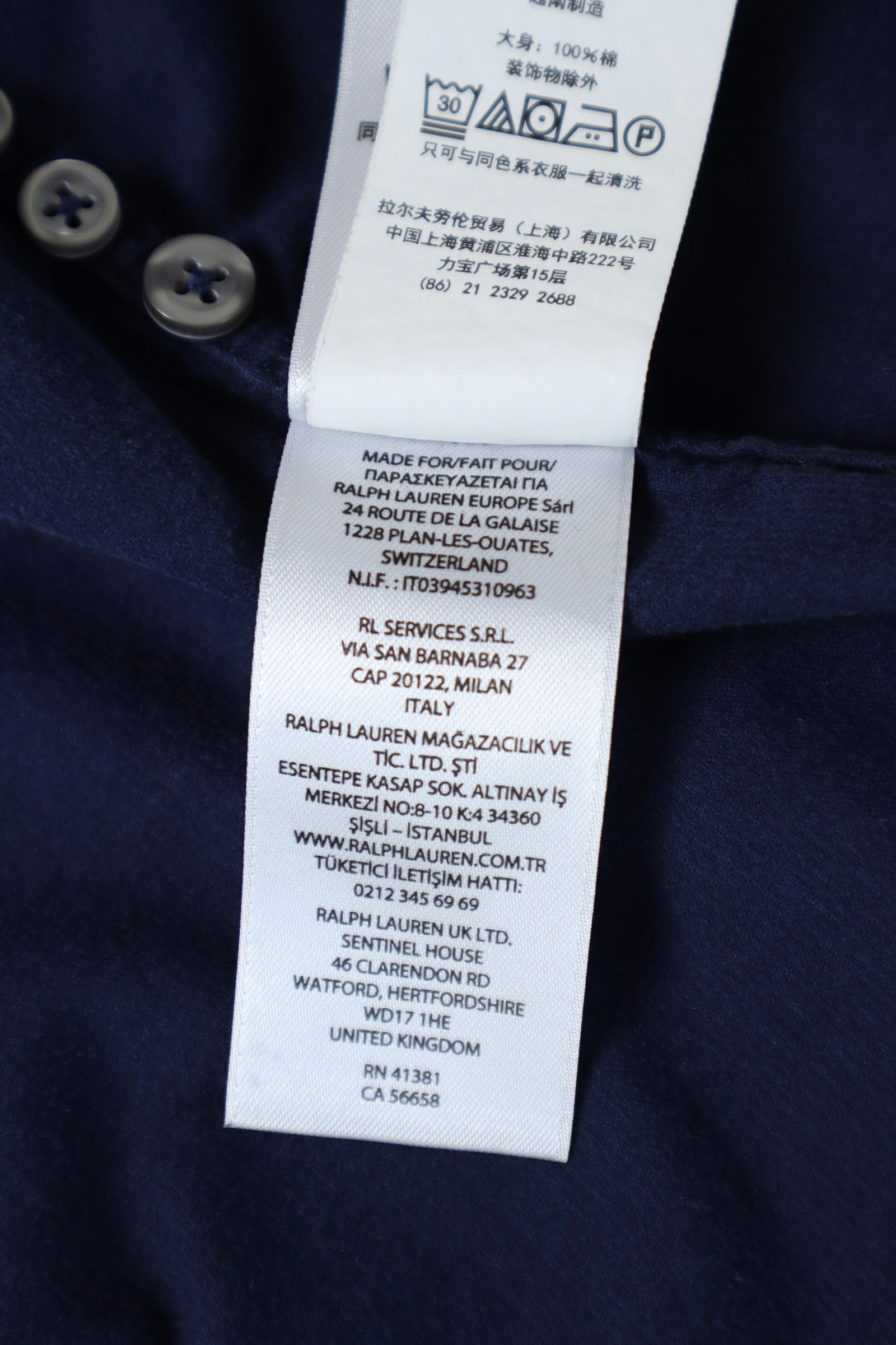 Ralph Lauren corduroy overhemd - M