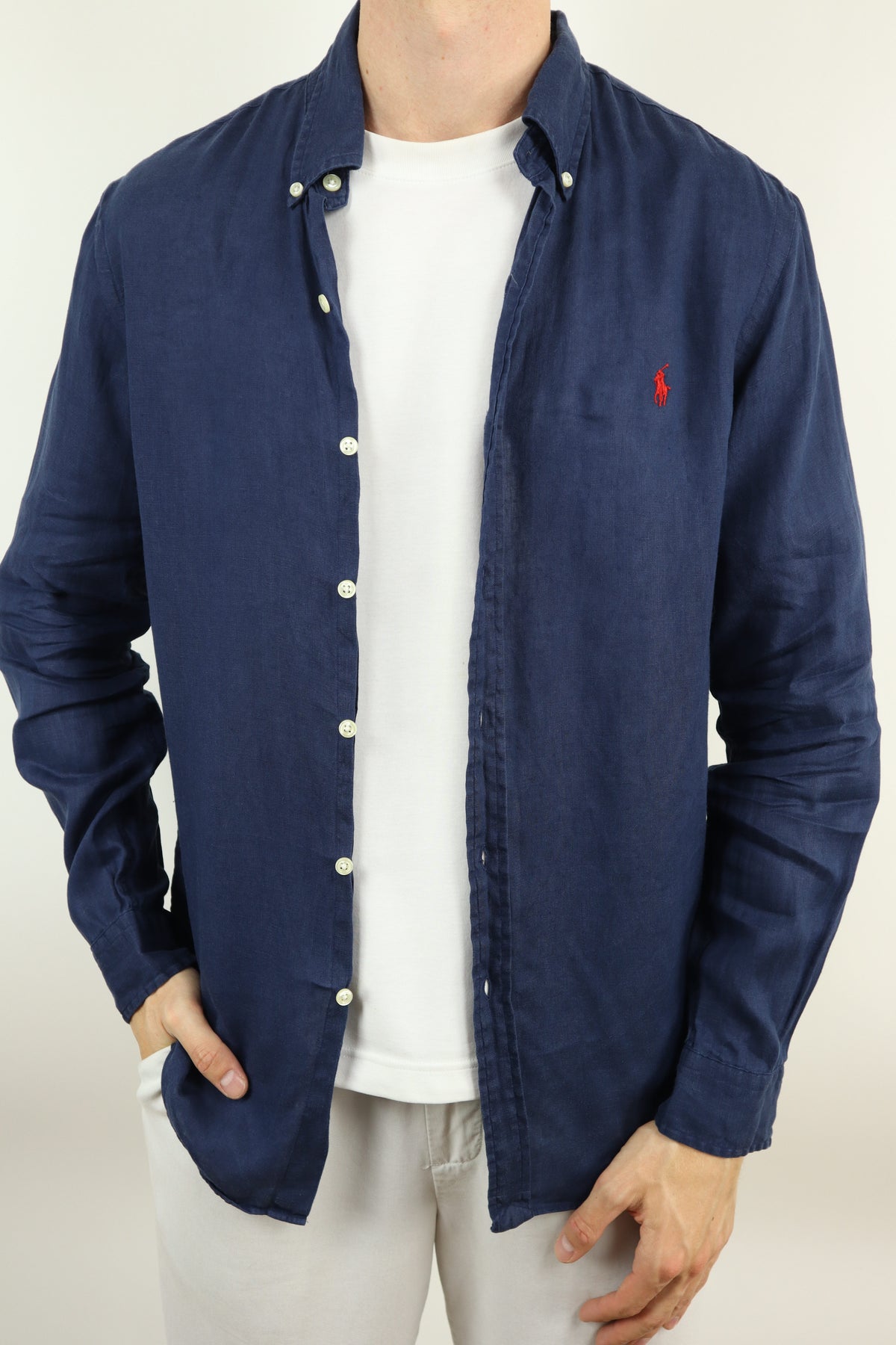 Ralph Lauren linnen overhemd - M
