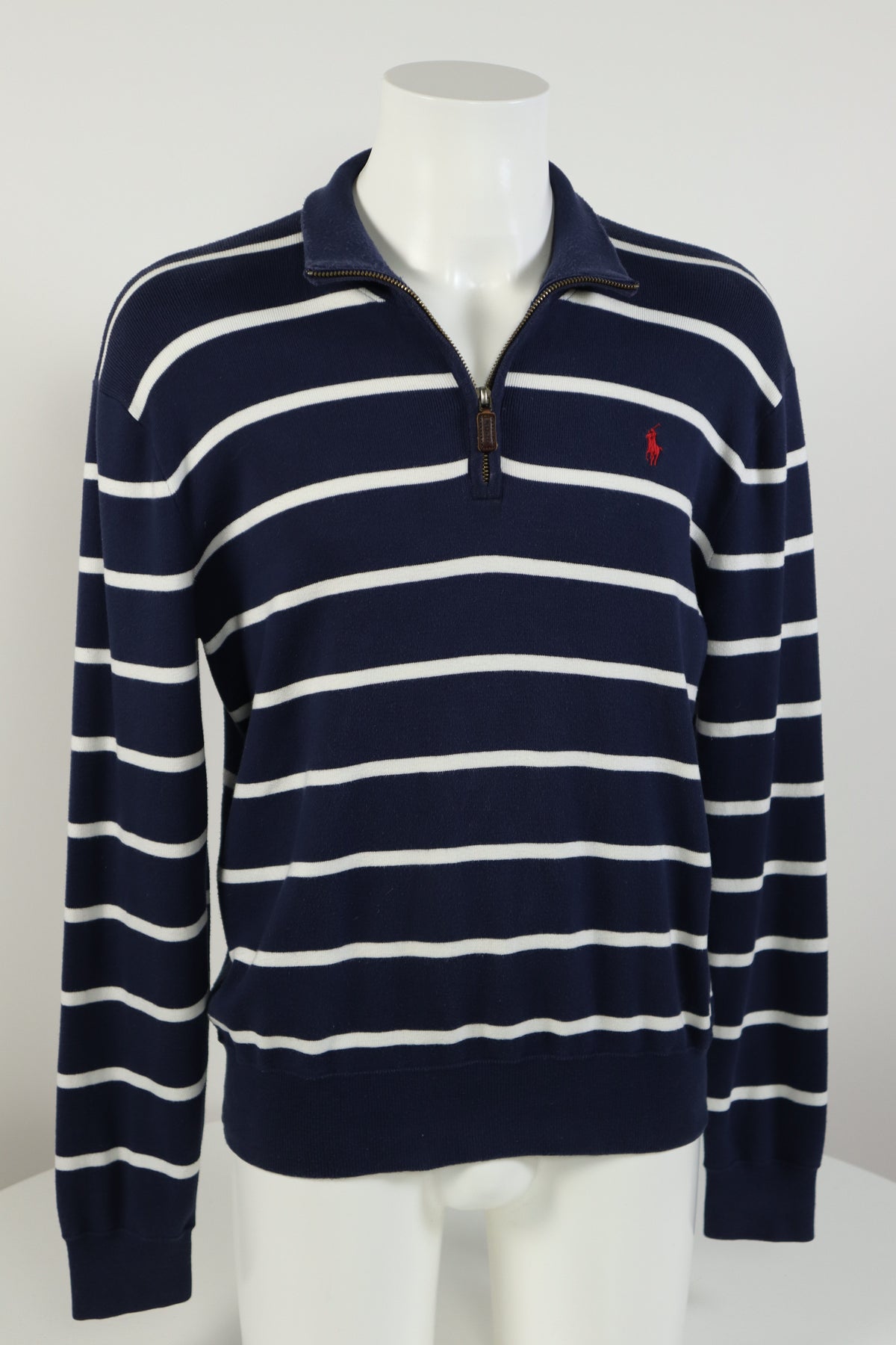 Ralph Lauren trui met kwart rits - M