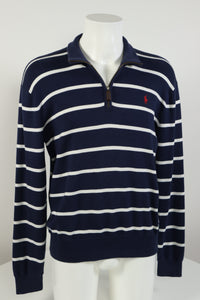 Ralph Lauren trui met kwart rits - M