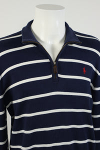Ralph Lauren trui met kwart rits - M