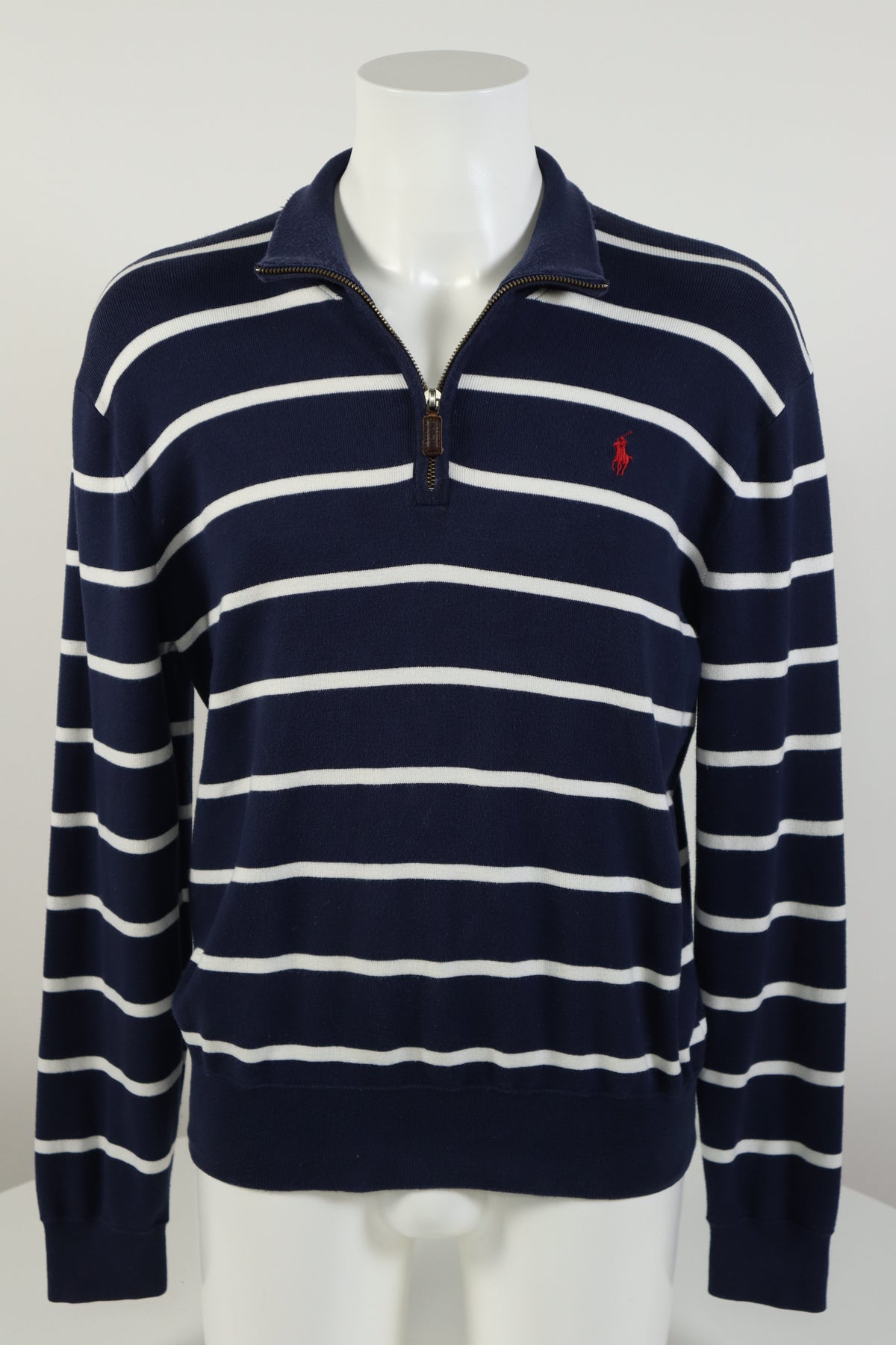 Ralph Lauren trui met kwart rits - M