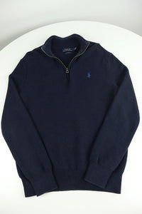 Ralph Lauren trui met kwart rits - S