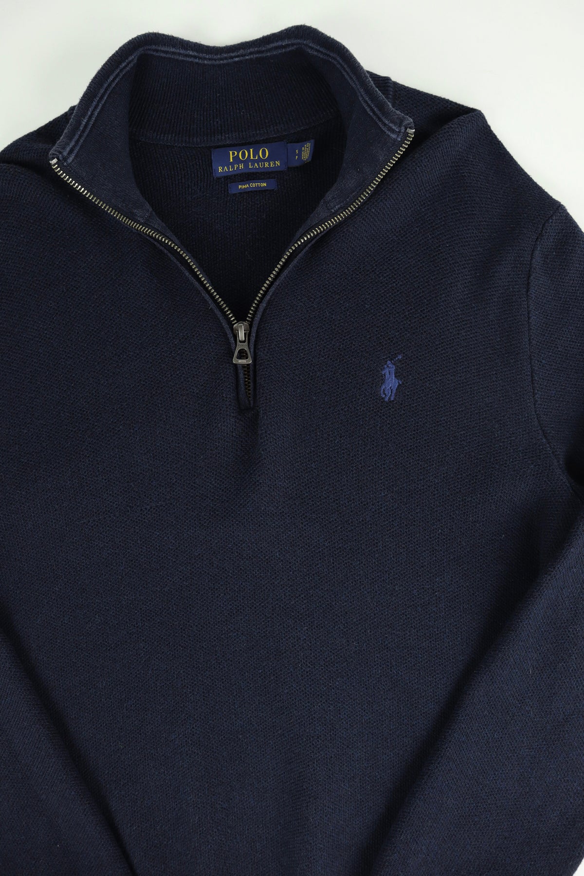 Ralph Lauren trui met kwart rits - S