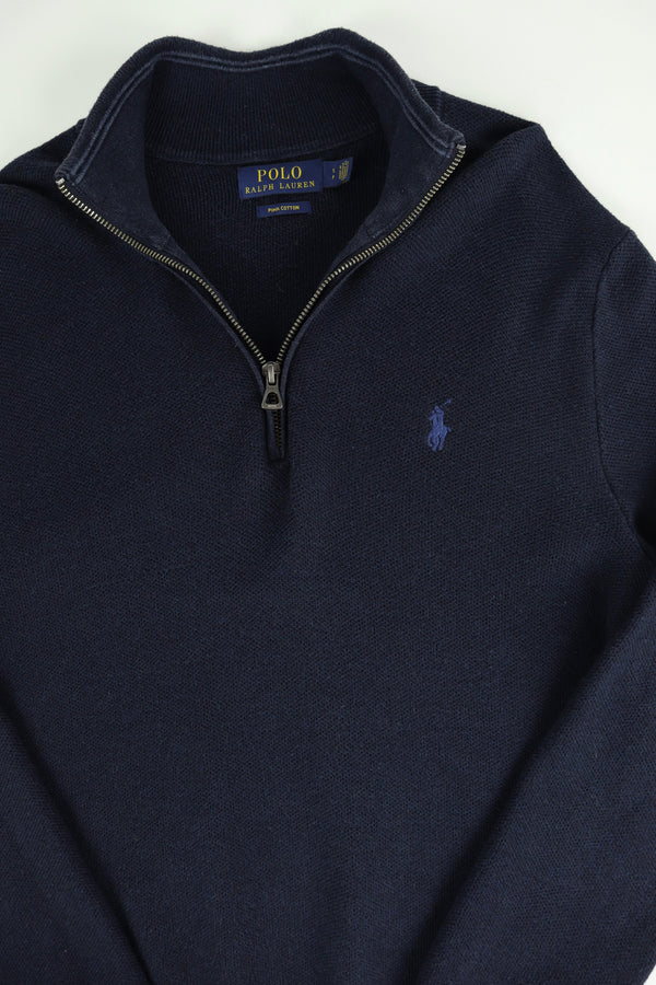 Ralph Lauren trui met kwart rits - S