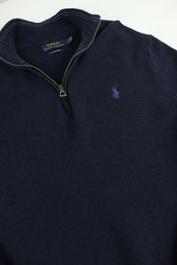 Ralph Lauren trui met kwart rits - S