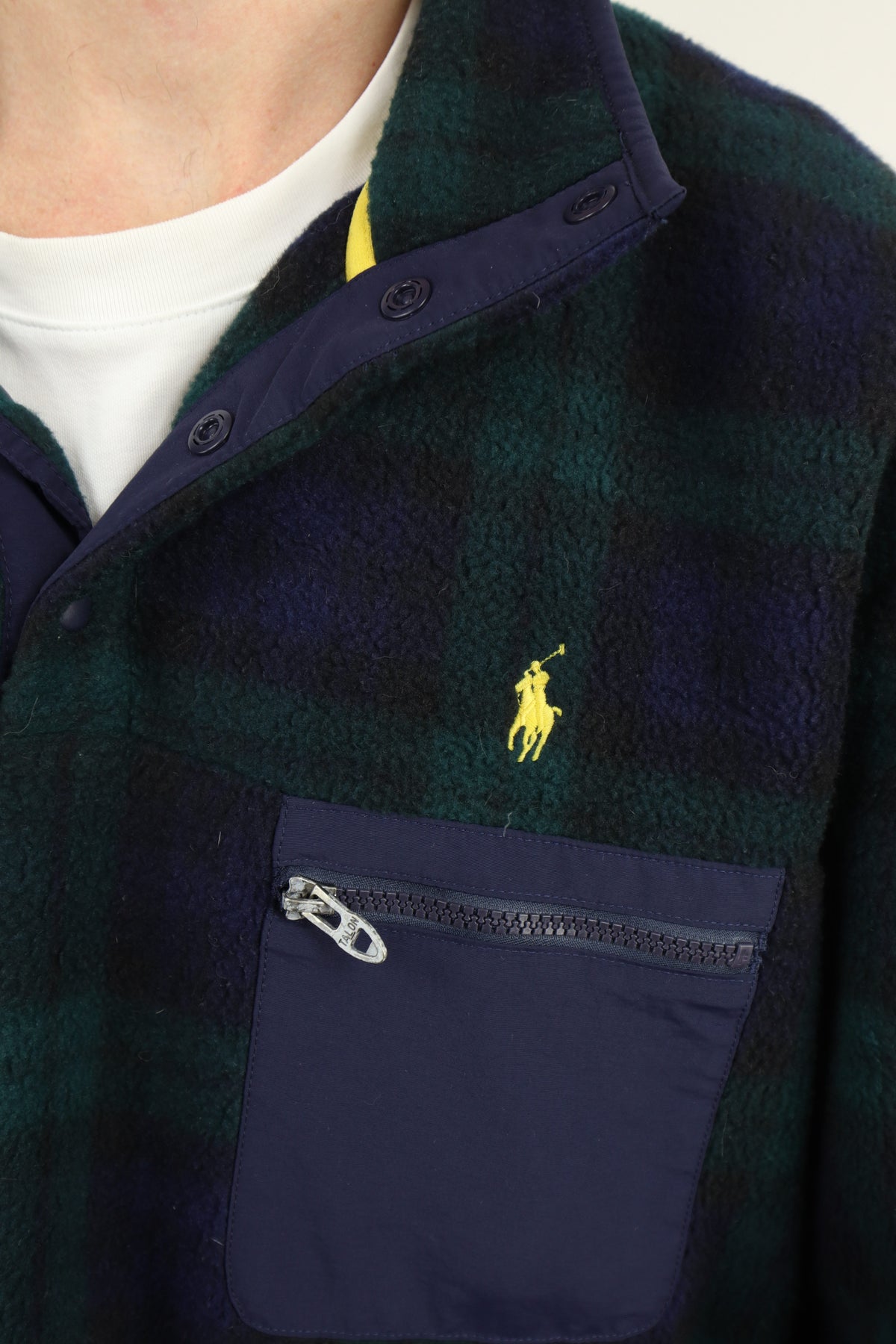 Ralph Lauren quarter jas/trui met knoopjes - XXL
