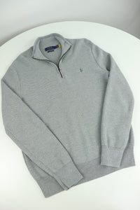 Ralph Lauren trui met kwart rits - S