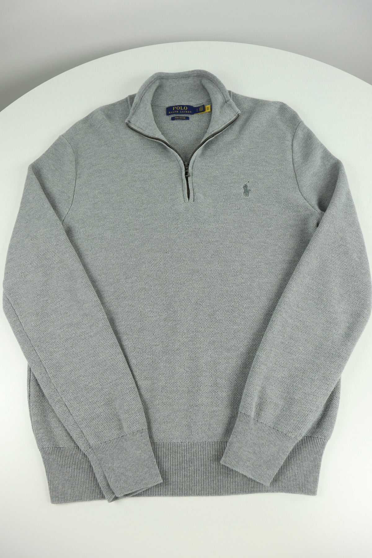 Ralph Lauren trui met kwart rits - S