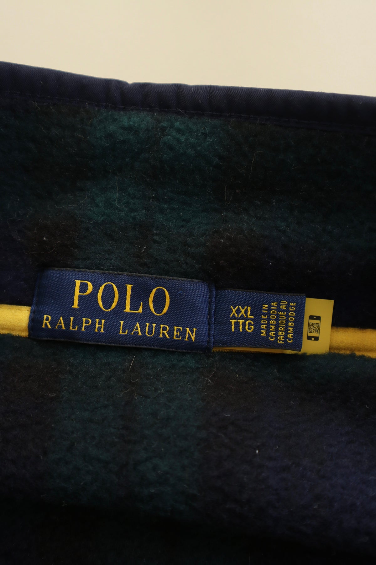 Ralph Lauren quarter jas/trui met knoopjes - XXL