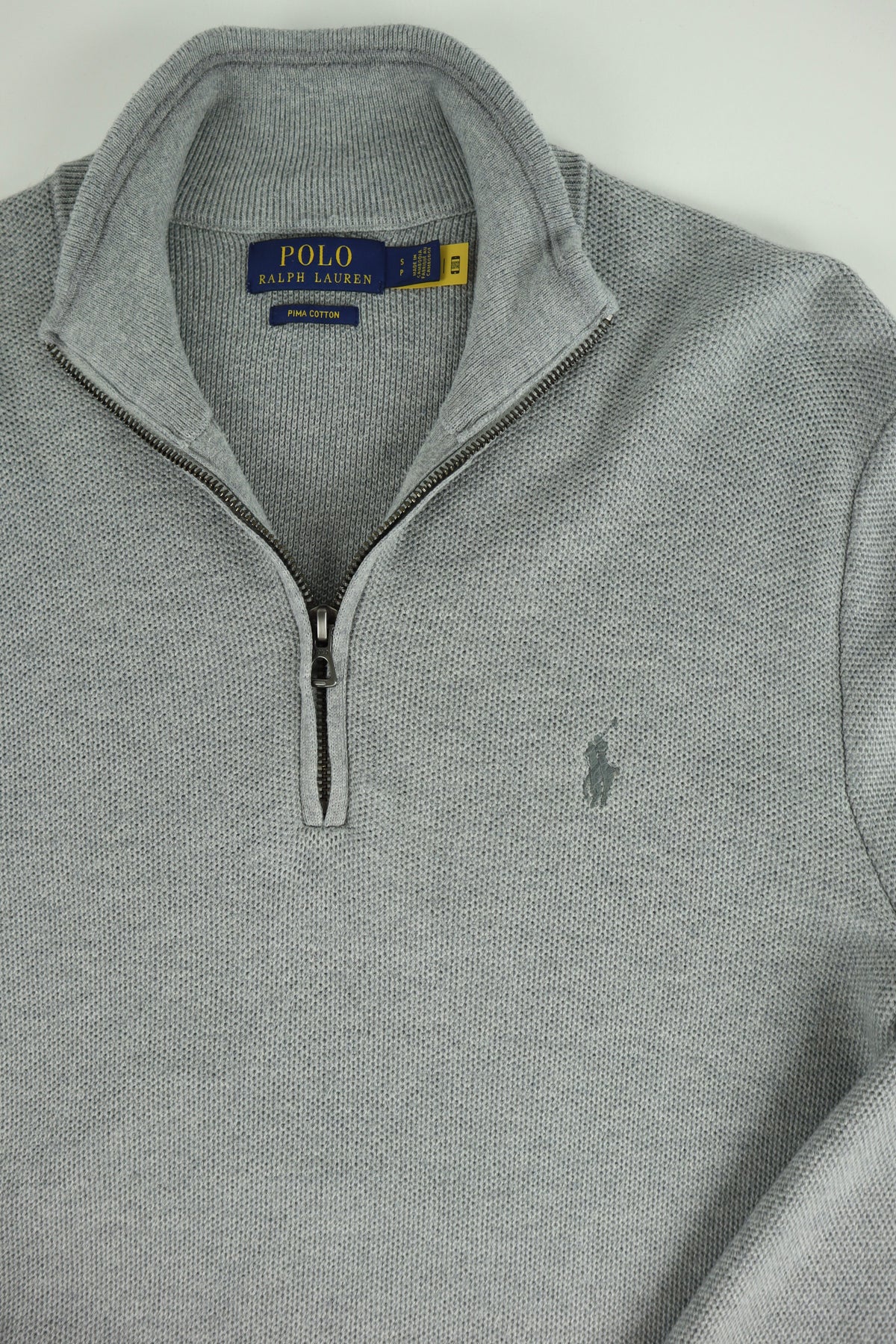 Ralph Lauren trui met kwart rits - S