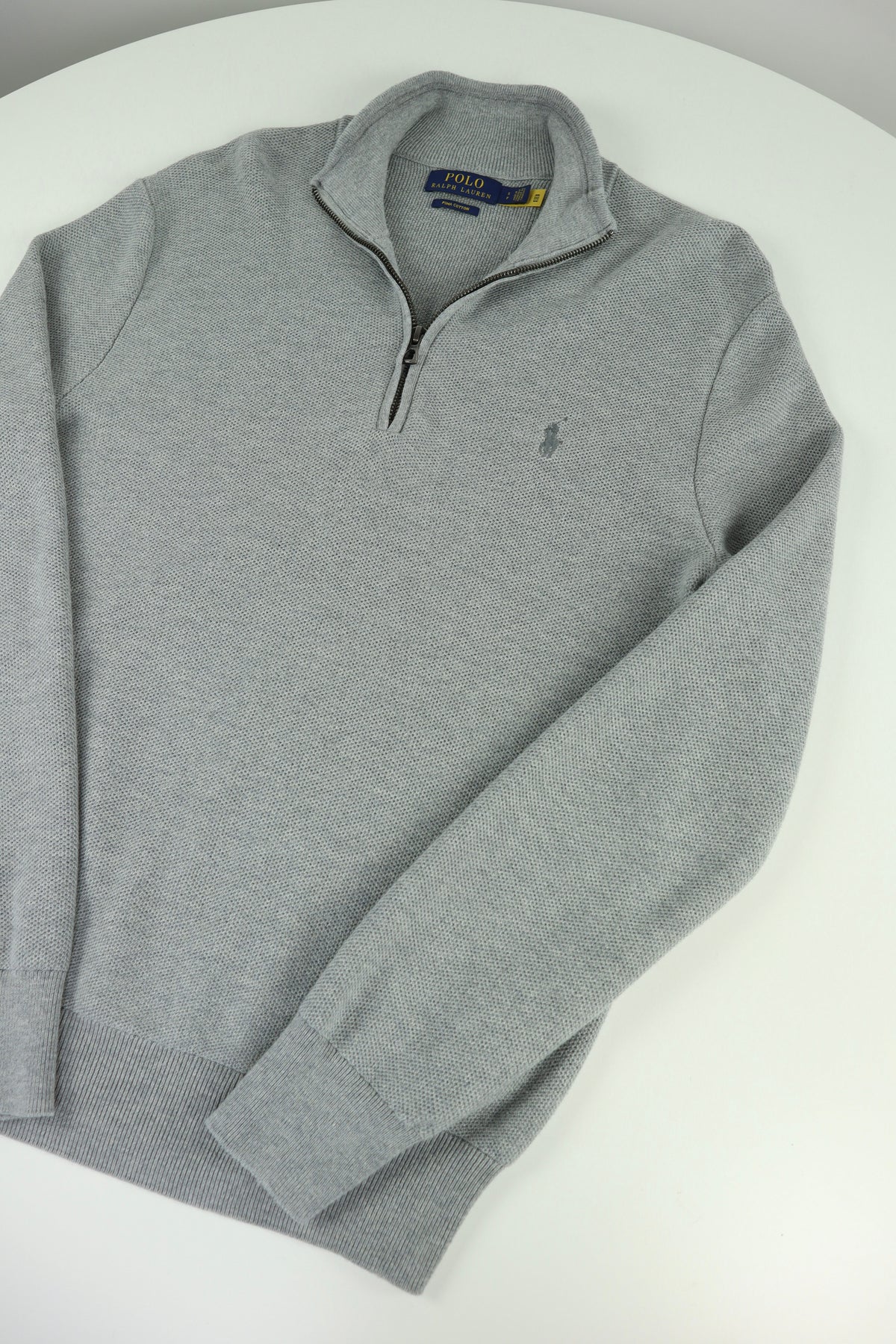 Ralph Lauren trui met kwart rits - S