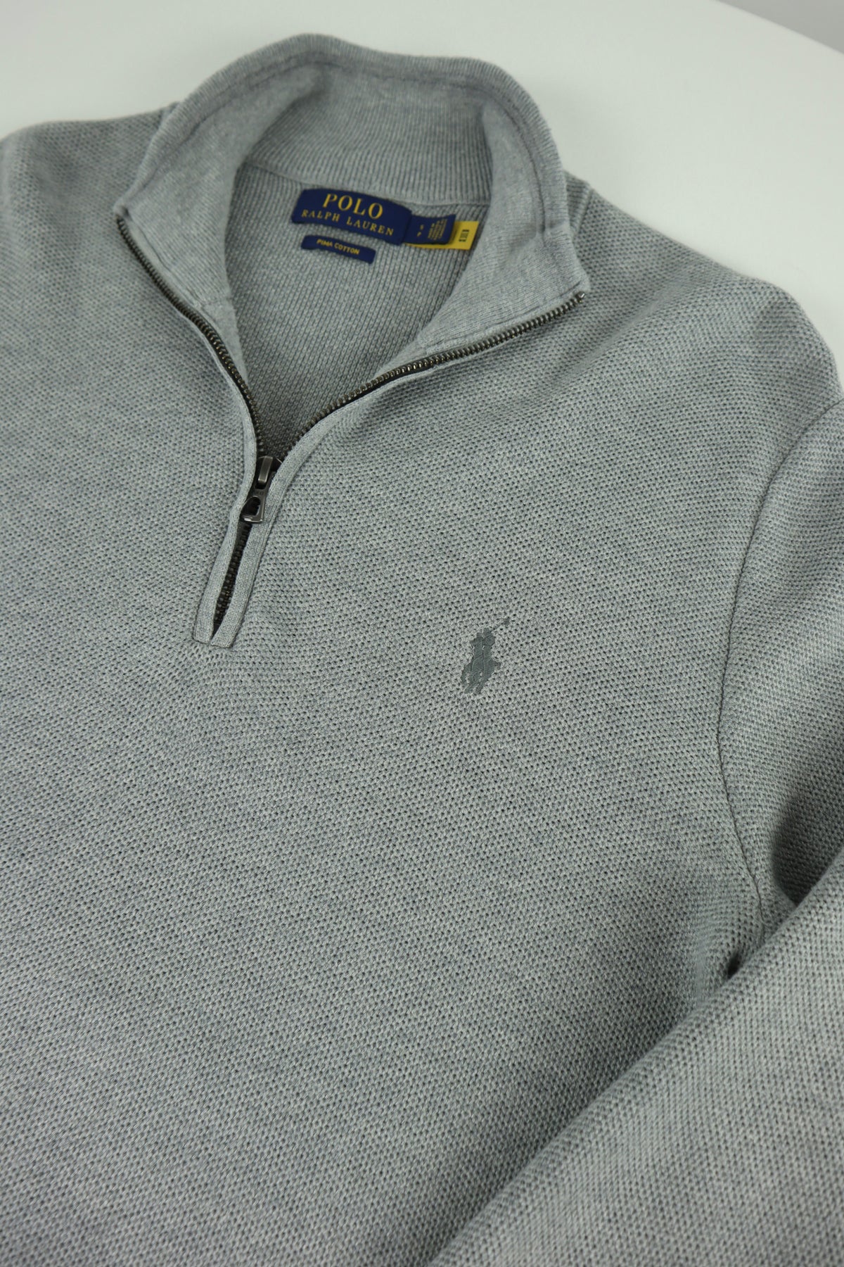 Ralph Lauren trui met kwart rits - S