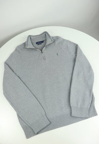 Ralph Lauren trui met kwart rits - L