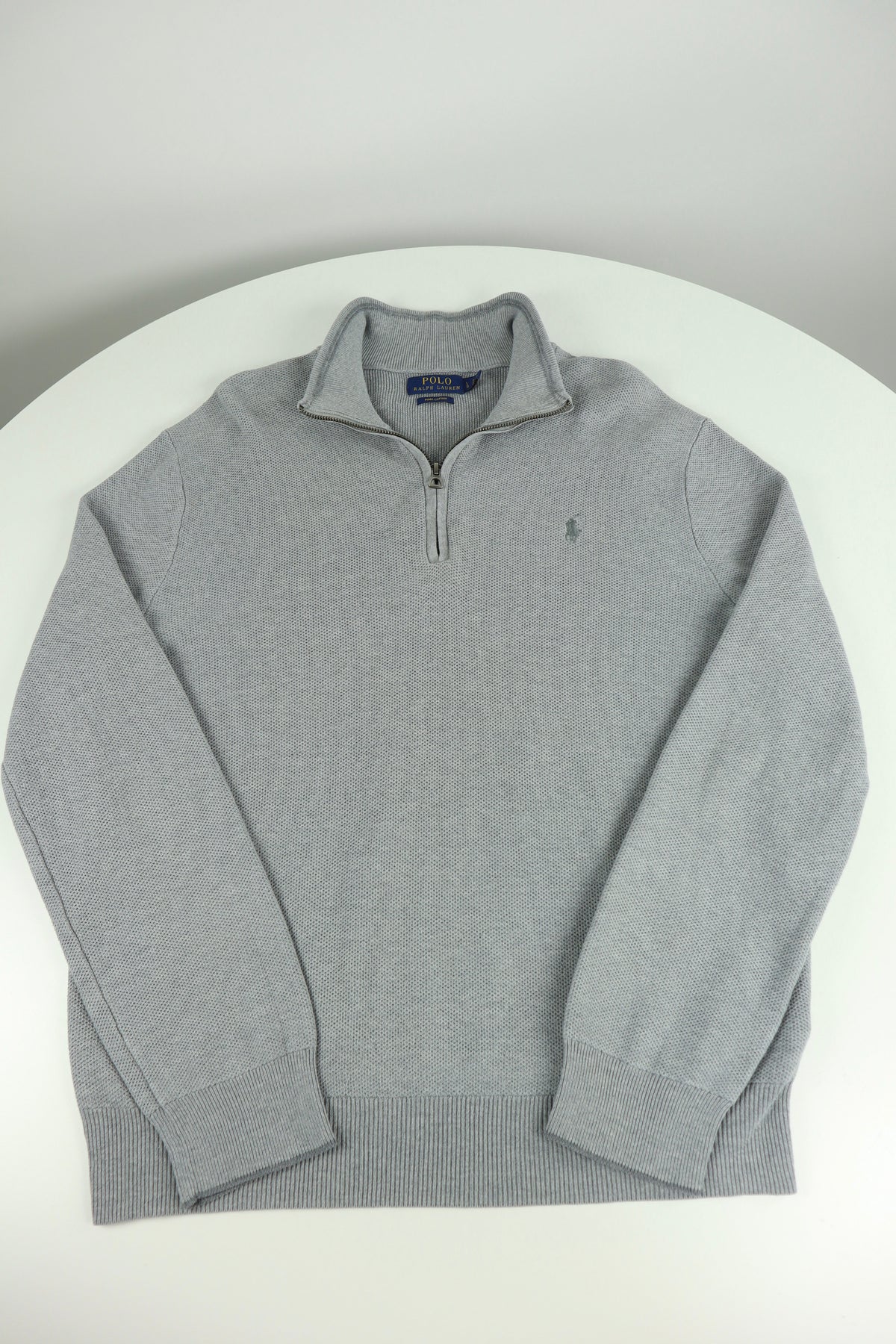 Ralph Lauren trui met kwart rits - L